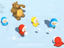 Снежки ио - Snowfight.io