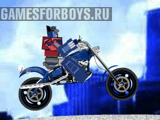 Игры гонки - Трансформер-байкрайдер